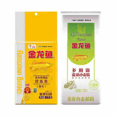 金龙鱼大礼包米面组合4kg 套装礼盒年货送礼慰问员工福利企业团购