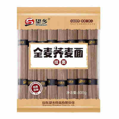 山东望乡粗粮杂粮面条粮油米面速食荞麦面挂面面条黑麦苦荞面批发
