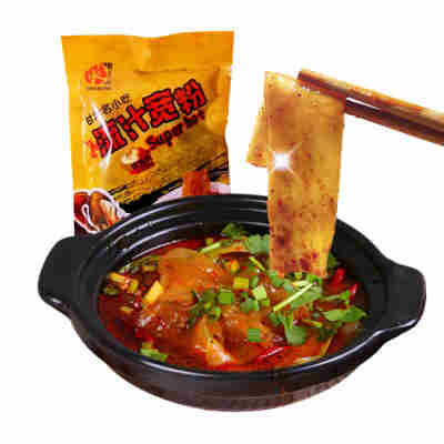 流汁宽粉5袋装 兰州火吧 甘肃特产定西流汁 网红麻辣速食宽粉