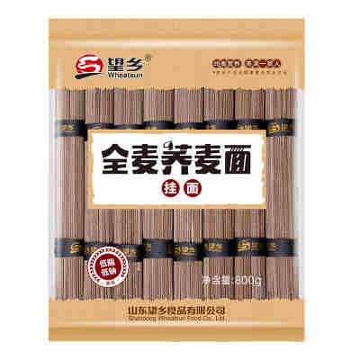 【龙须圆条】全麦荞麦面800g
