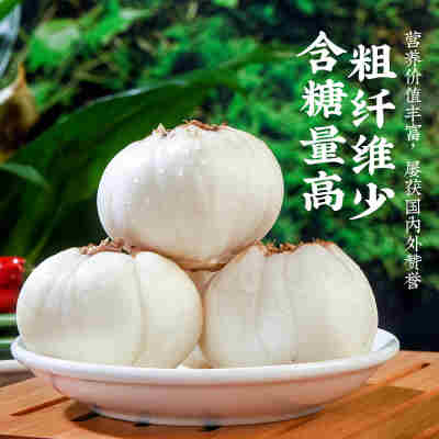 兰州甜百合当季采挖产地直发十年两头皇500g甘肃特产级白合鲜甜