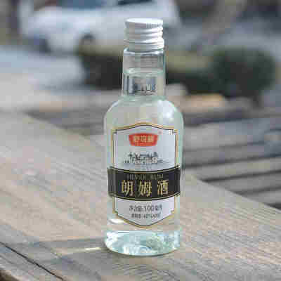 舒可曼白朗姆酒100ml 朗姆酒 朗姆酒 家庭装  整箱48瓶