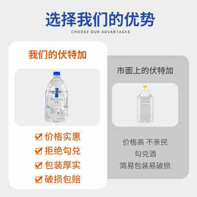 桶装洋酒5L伏特加威士忌金酒白朗姆白兰地酒吧调酒基酒酒水