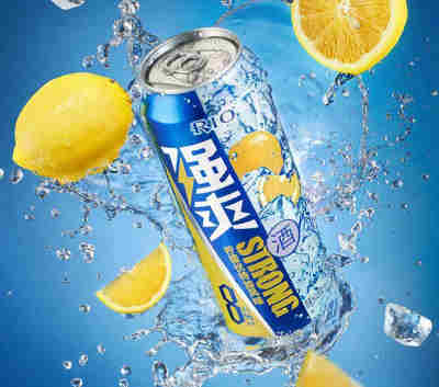 强爽8度柠檬味500ml*12罐