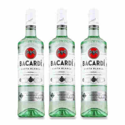 洋酒 百加得白朗姆酒BACARDI RUM750ml百家得