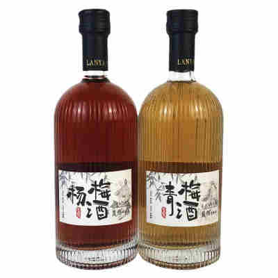 二口味 LANYAN杨梅酒青梅酒微醺梅子果酒500ml/瓶